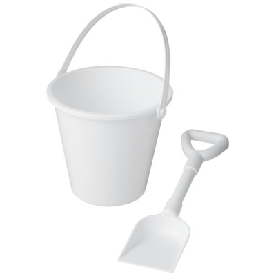 Picture of TIDES RECYCLED BEACH BUCKET AND SPADE in White