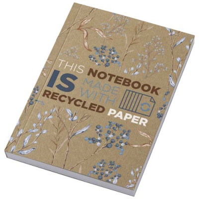 Picture of NOVELLA AUSTEN A6 RECYCLED SOFT COVER KRAFT NOTE BOOK - 100 x SHEET