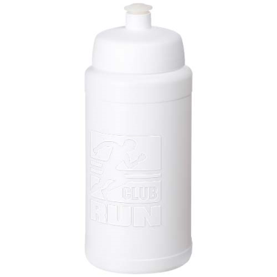 Picture of BASELINE RISE 500 ML SPORT BOTTLE in White & White.