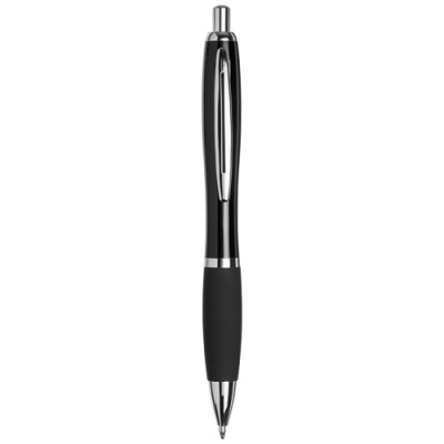 Picture of METAL CURVY BALL PEN-BK in Black Solid