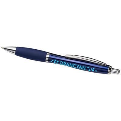 Picture of METAL CURVY BALL PEN-BL in Blue