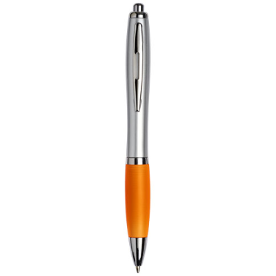 Picture of CURVY BALL PEN in Silver-orange