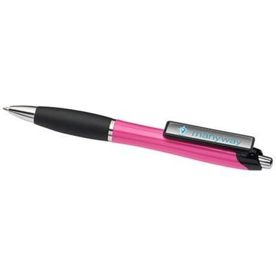 Picture of DOMED CURVY BALL PEN-PK in Pink