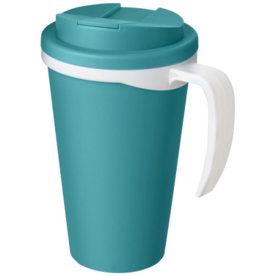 Picture of AMERICANO® GRANDE 350 ML MUG with Spill-Proof Lid in Aqua.