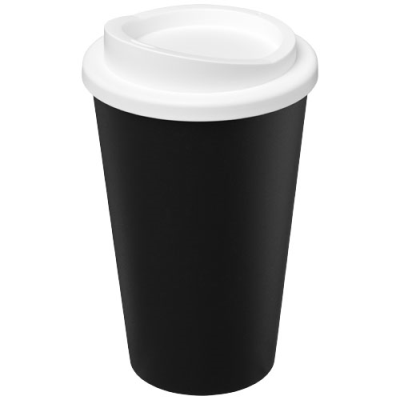 Picture of AMERICANO® ECO 350 ML RECYCLED TUMBLER in Solid Black & White.
