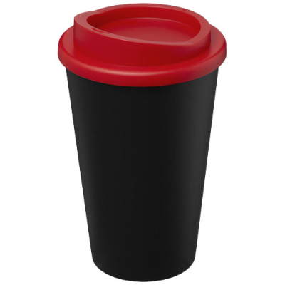 Picture of AMERICANO® ECO 350 ML RECYCLED TUMBLER in Solid Black & Red