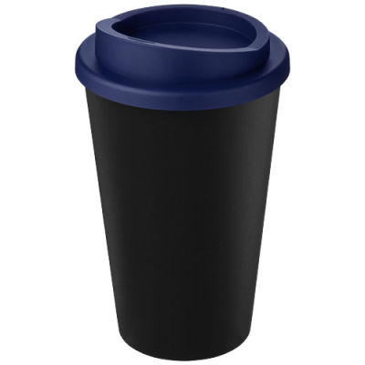 Picture of AMERICANO® ECO 350 ML RECYCLED TUMBLER in Solid Black & Blue.