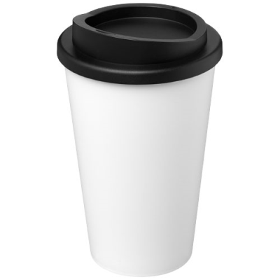 Picture of AMERICANO® ECO 350 ML RECYCLED TUMBLER in White & Solid Black.