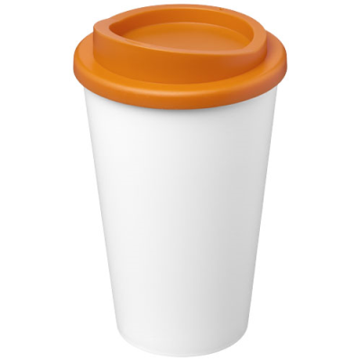 Picture of AMERICANO® ECO 350 ML RECYCLED TUMBLER in White & Orange