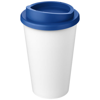 Picture of AMERICANO® ECO 350 ML RECYCLED TUMBLER in White & Mid Blue.