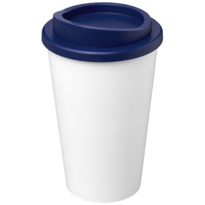 Picture of AMERICANO® ECO 350 ML RECYCLED TUMBLER in White & Blue