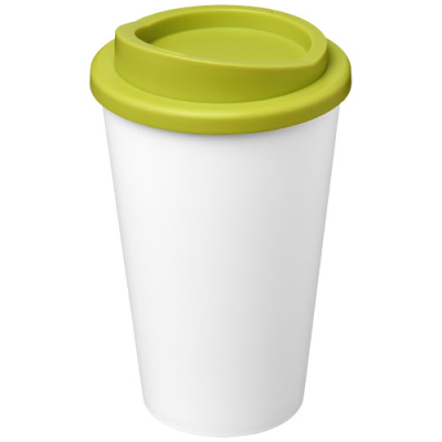 Picture of AMERICANO® ECO 350 ML RECYCLED TUMBLER in White & Lime.