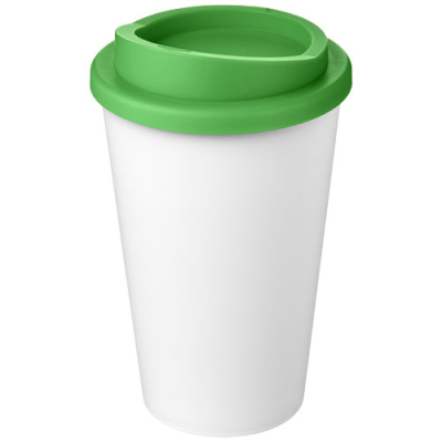 Picture of AMERICANO® ECO 350 ML RECYCLED TUMBLER in White & Green.