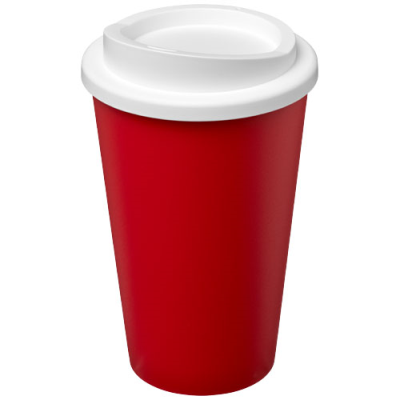 Picture of AMERICANO® ECO 350 ML RECYCLED TUMBLER in Red & White.