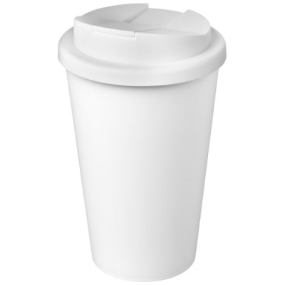 Picture of AMERICANO® ECO 350 ML RECYCLED TUMBLER with Spill-Proof Lid in White