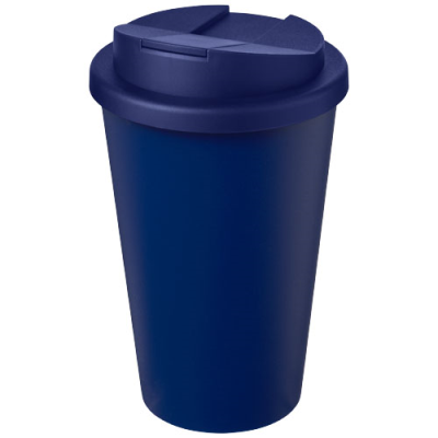 Picture of AMERICANO® ECO 350 ML RECYCLED TUMBLER with Spill-Proof Lid in Blue.