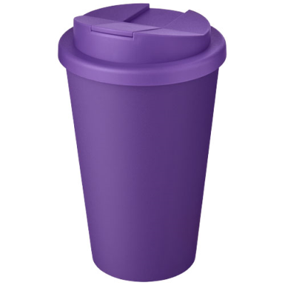 Picture of AMERICANO® ECO 350 ML RECYCLED TUMBLER with Spill-Proof Lid in Purple.