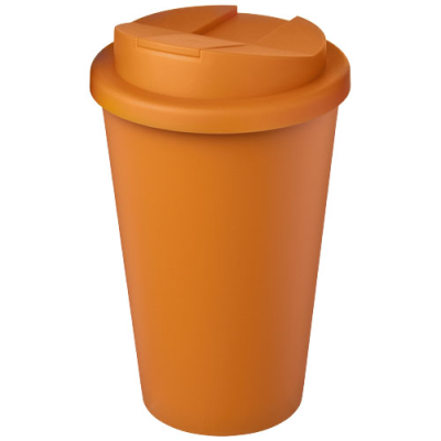 Picture of AMERICANO® ECO 350 ML RECYCLED TUMBLER with Spill-Proof Lid in Orange