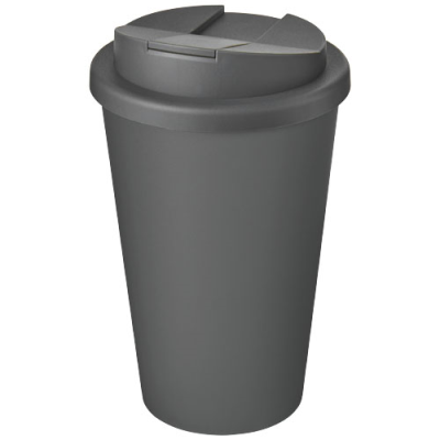 Picture of AMERICANO® ECO 350 ML RECYCLED TUMBLER with Spill-Proof Lid in Grey.