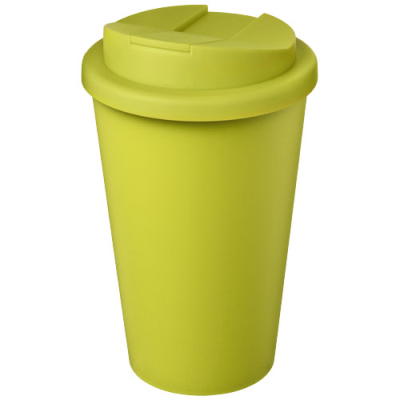 Picture of AMERICANO® ECO 350 ML RECYCLED TUMBLER with Spill-Proof Lid in Lime