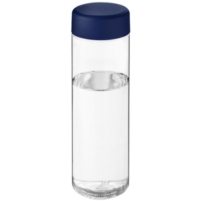 Picture of H2O ACTIVE® VIBE 850 ML SCREW CAP WATER BOTTLE in Clear Transparent & Blue