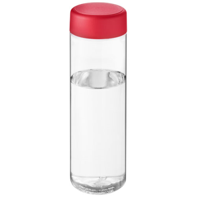 Picture of H2O ACTIVE® VIBE 850 ML SCREW CAP WATER BOTTLE in Clear Transparent & Red