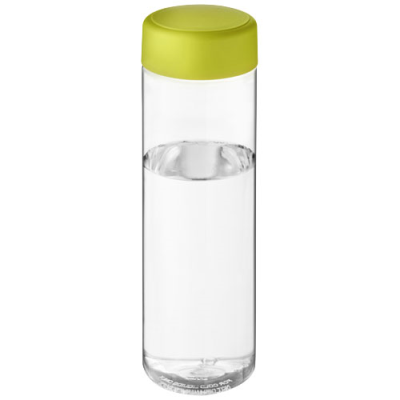 Picture of H2O ACTIVE® VIBE 850 ML SCREW CAP WATER BOTTLE in Clear Transparent & Lime.