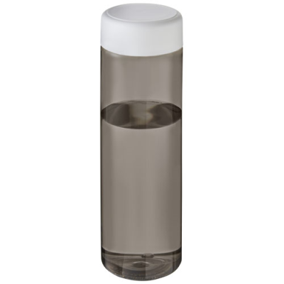 Picture of H2O ACTIVE® VIBE 850 ML SCREW CAP WATER BOTTLE in Charcoal & White.