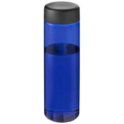 Picture of H2O ACTIVE® VIBE 850 ML SCREW CAP WATER BOTTLE in Blue & Solid Black.