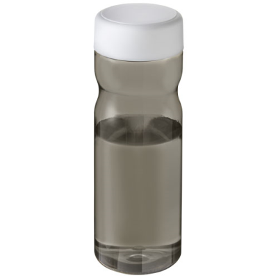 Picture of H2O ACTIVE® ECO BASE 650 ML SCREW CAP WATER BOTTLE in Charcoal & White.