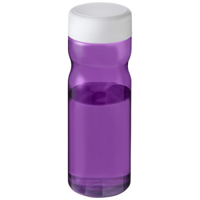 Picture of H2O ACTIVE® ECO BASE 650 ML SCREW CAP WATER BOTTLE in Purple & White.