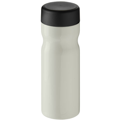 Picture of H2O ACTIVE® ECO BASE 650 ML SCREW CAP WATER BOTTLE in Ivory White & Solid Black