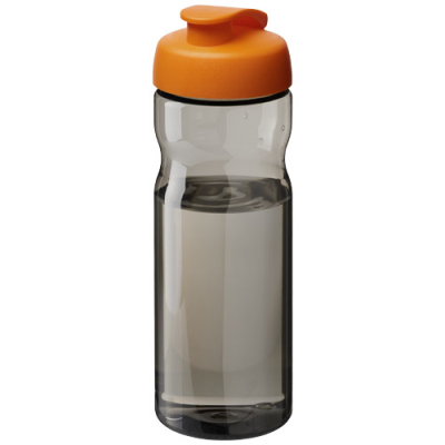 Picture of H2O ACTIVE® BASE TRITAN™ 650 ML FLIP LID SPORTS BOTTLE in Charcoal & Orange.