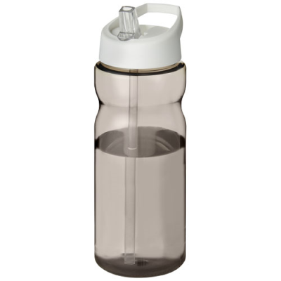 Picture of H2O ACTIVE® BASE TRITAN™ 650 ML SPOUT LID SPORTS BOTTLE in Charcoal & White