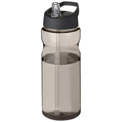 Picture of H2O ACTIVE® BASE TRITAN™ 650 ML SPOUT LID SPORTS BOTTLE in Charcoal & Solid Black