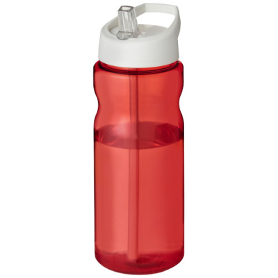 Picture of H2O ACTIVE® BASE TRITAN™ 650 ML SPOUT LID SPORTS BOTTLE in Red & White