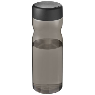 Picture of H2O ACTIVE® BASE TRITAN™ 650 ML SCREW CAP WATER BOTTLE in Charcoal & Solid Black.