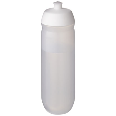 Picture of HYDROFLEX™ CLEAR TRANSPARENT 750 ML SQUEEZY SPORTS BOTTLE in White & Frosted Clear Transparent.