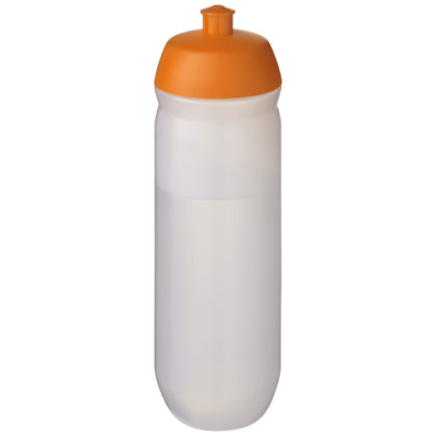 Picture of HYDROFLEX™ CLEAR TRANSPARENT 750 ML SQUEEZY SPORTS BOTTLE in Orange & Frosted Clear Transparent