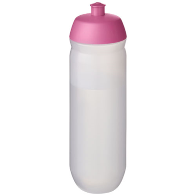 Picture of HYDROFLEX™ CLEAR TRANSPARENT 750 ML SQUEEZY SPORTS BOTTLE in Pink & Frosted Clear Transparent