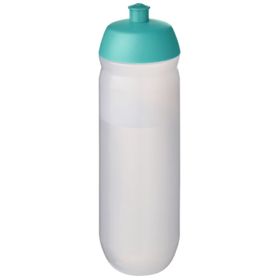 Picture of HYDROFLEX™ CLEAR TRANSPARENT 750 ML SQUEEZY SPORTS BOTTLE in Aqua Blue & Frosted Clear Transparent