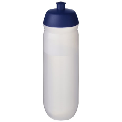 Picture of HYDROFLEX™ CLEAR TRANSPARENT 750 ML SQUEEZY SPORTS BOTTLE in Blue & Frosted Clear Transparent.