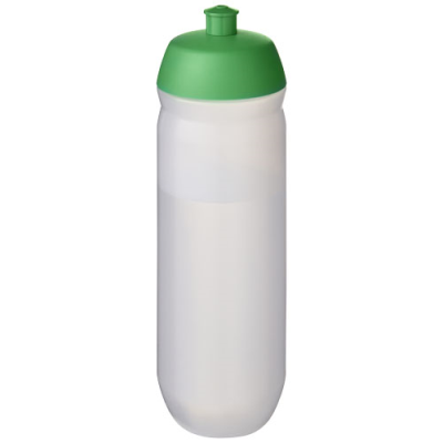 Picture of HYDROFLEX™ CLEAR TRANSPARENT 750 ML SQUEEZY SPORTS BOTTLE in Green & Frosted Clear Transparent.