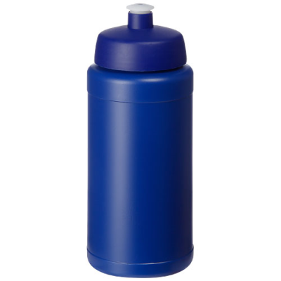 Picture of BASELINE 500 ML RECYCLED SPORTS BOTTLE in Blue & Blue.