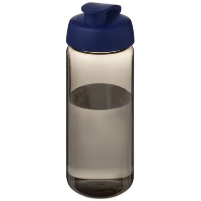 Picture of H2O ACTIVE® OCTAVE TRITAN™ 600 ML FLIP LID SPORTS BOTTLE in Charcoal & Blue