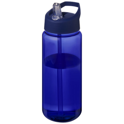 Picture of H2O ACTIVE® OCTAVE TRITAN™ 600 ML SPOUT LID SPORTS BOTTLE in Blue & Blue