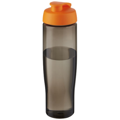 Picture of H2O ACTIVE® ECO TEMPO 700 ML FLIP LID SPORTS BOTTLE in Orange & Charcoal