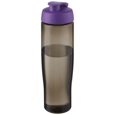 Picture of H2O ACTIVE® ECO TEMPO 700 ML FLIP LID SPORTS BOTTLE in Purple & Charcoal