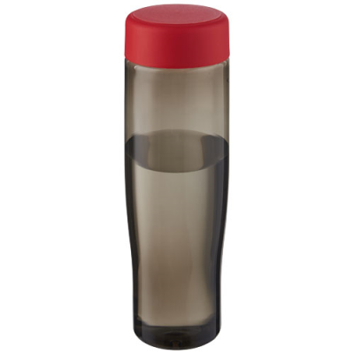 Picture of H2O ACTIVE® ECO TEMPO 700 ML SCREW CAP WATER BOTTLE in Red & Charcoal.