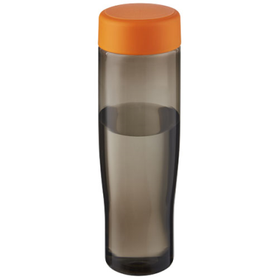 Picture of H2O ACTIVE® ECO TEMPO 700 ML SCREW CAP WATER BOTTLE in Orange & Charcoal.